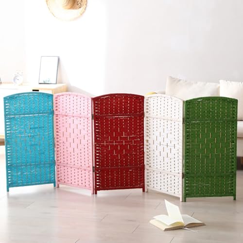 Faltbarer Rattan-Raumteiler | Sichtschutz für Büro und Zuhause |...