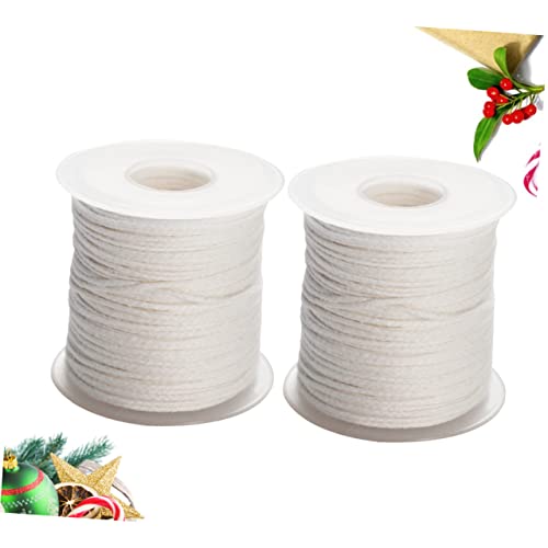 2 rollos de mechas trenzadas para hacer velas 61 metros algodón miniatura 5