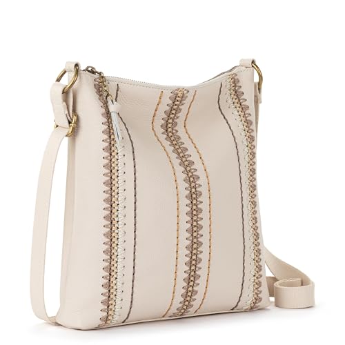 The Sak Lucia Leather Crossbody Purse - Premium Leather Women's Handbag for Everyday & Travel - Cross Body Bag With Zipper2