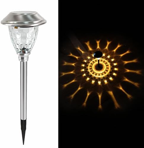 Lancoon Luces solares para camino, paisaje cálido, iluminación nocturna para decorar el encendido y apagado automático, impermeable, luz LED para césped, jardín, patio, piscina, pasarela, entrada Lancoon Luces solares para camino, paisaje cálido, iluminación nocturna para decorar el encendido y apagado automático, impermeable, luz LED para césped, jardín, patio, piscina, pasarela, entrada