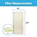 Filtrete 16x25x1 Air Filter, MPR 600, MERV 7, Clean Living Dust Reduction 3-Month Pleated 1-Inch Air Filters, 6 Filters