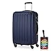 Produktbild HAUPTSTADTKOFFER - Spree - Hartschalenkoffer Rollkoffer + Kofferanhänger, erweiterbarer Reisekoffer, TSA, 4 Rollen, 65 cm, 74 Liter, Dunkelblau