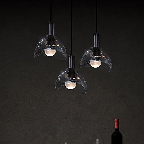 Single tête pendre light cristal et cuivre pour salon et chambre - 7