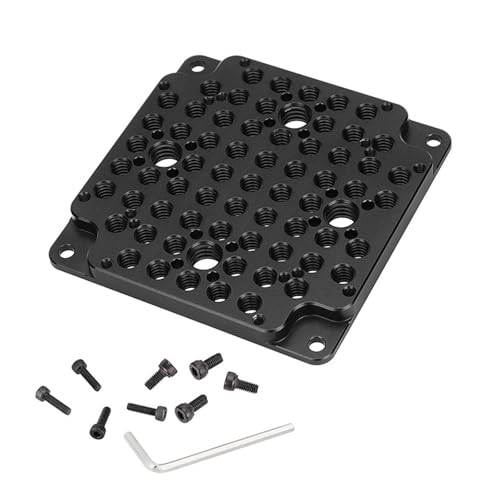 Placa de montaje de aluminio para cámara compatible con soportes VESA de 75 mm