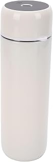 450ml Smart Fingerprint Lock Insulated Water Bottle, Double Wall Stainless Steel 24H Hot Cold Retention Stores Up to 10 Fingerprints Magnetic Charging Leak proof