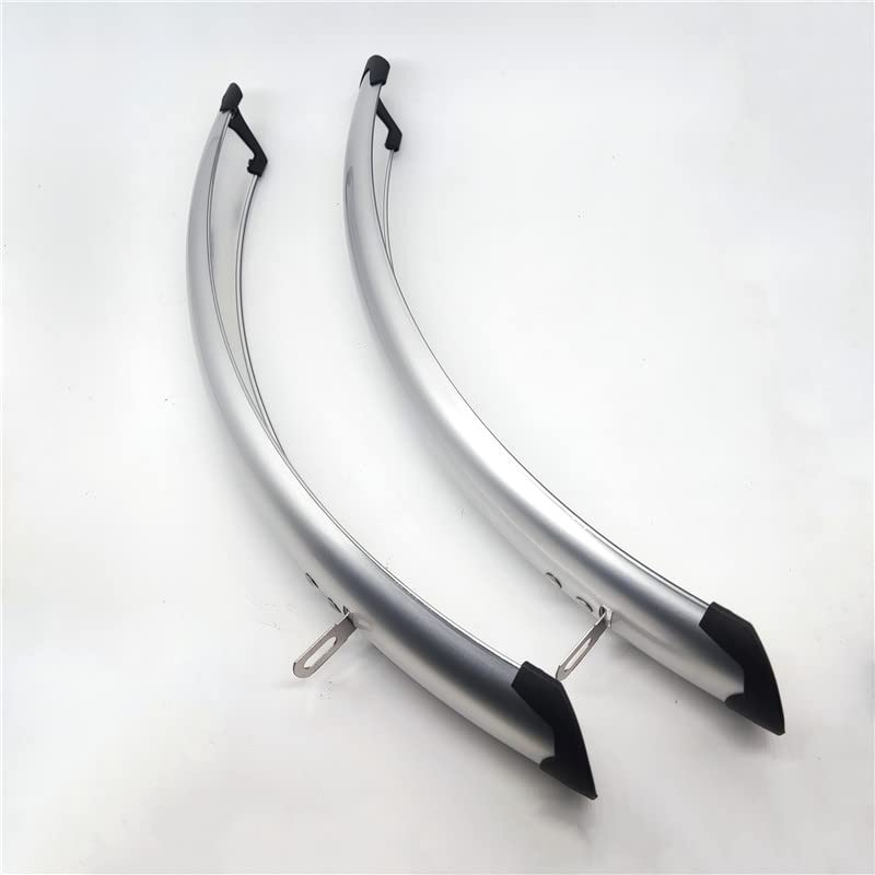 1 Paire De Garde-Boue De Vélo De Route 700C 27'' Argent Avant Arrière