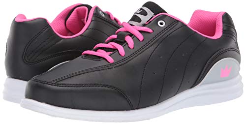 Brunswick Mystic Black/Pink Ladies Size 7.5 #TOP5