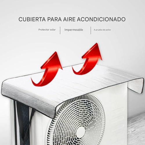Miniatura 3 de Protecciones Para Aire Acondicionado De Exterior, Protectora Para Unidades Exteriores - Sombra Antipolvo Y Protector Solar Para Verano En Hogares