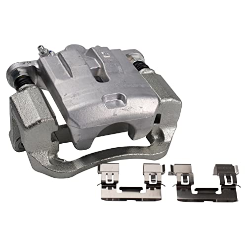 Image of TRQ Rear Driver and Passenger Side Brake Caliper Set Caliper Brackets Hardware Compatible with 13-16 Scion FR-S with Vented Rotors 13-19 Subaru BRZ with Vented Rotors without Avantgarde Package