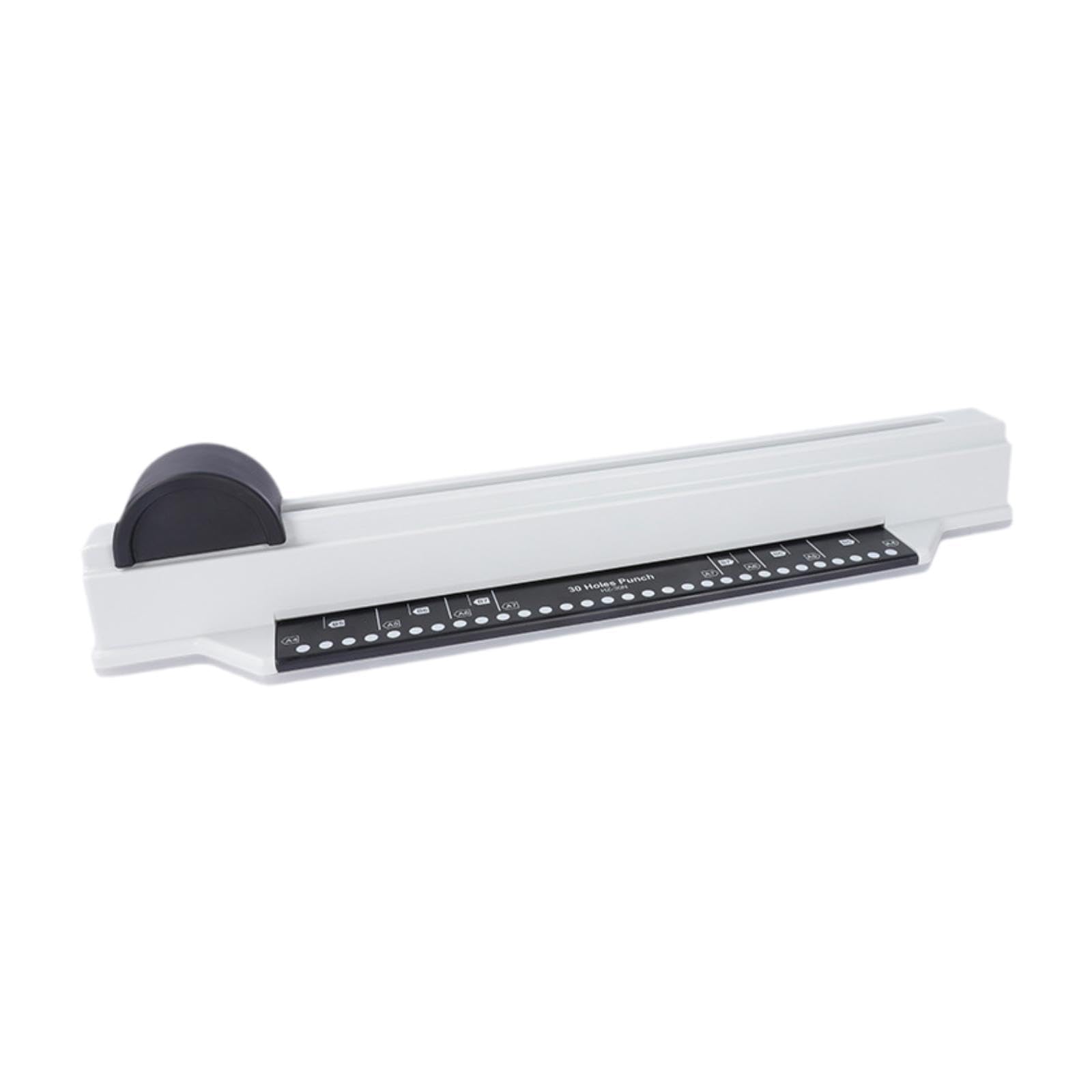 Perforatrice a 30 Fori, 5 Fogli con, Fori /20, Fori A4/30, Perforatrice per Carta, Rilegatrice per Fai Da Te, Artigianato, Casa, Nero