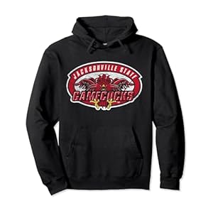 Jacksonville State University JSU Gamecocks Distressed Pullover Hoodie