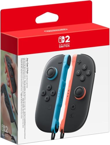 Image of Joy-Con Controllers for Switch - Left & Right Wireless Gamepads with Grip & Strap - Compatible with Nintendo Switch & OLED - Motion Control, HD Rumble