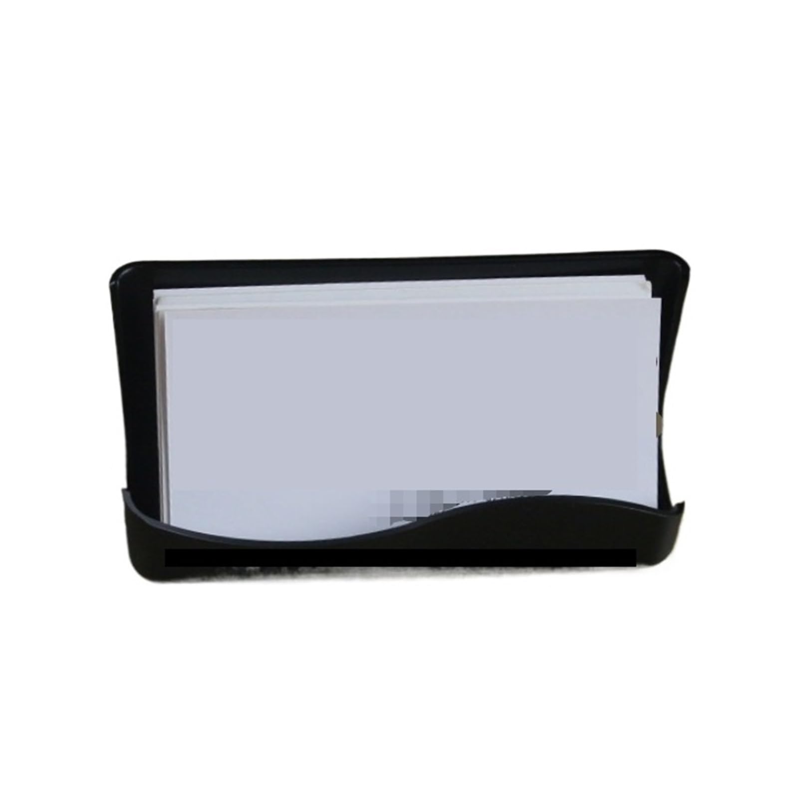 DANNMPX Business Card Holder Business Card Holder Desktop Name Display Office Stand Organizer Storage Organizer(Black)
