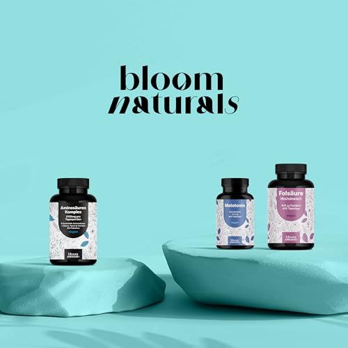 Aminosäuren Komplex Hochdosiert - 250 Tabletten - 6105 mg pro Tagesportion mit 9 Essentiellen Aminosäuren + Glycin, Taurin & Carnitin - Protein Tabletten - Vegan & produziert in Deutschland