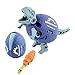YIHULI Dinosaurier Montage Spielzeug, DIY Dino Spielzeug Dinosaurier Ei Montage Dinosaurier Transformatoren Figuren Spielzeug Set für ab 3 4 5 6 7 8 Jahren Junge Geschenke (Blau)
