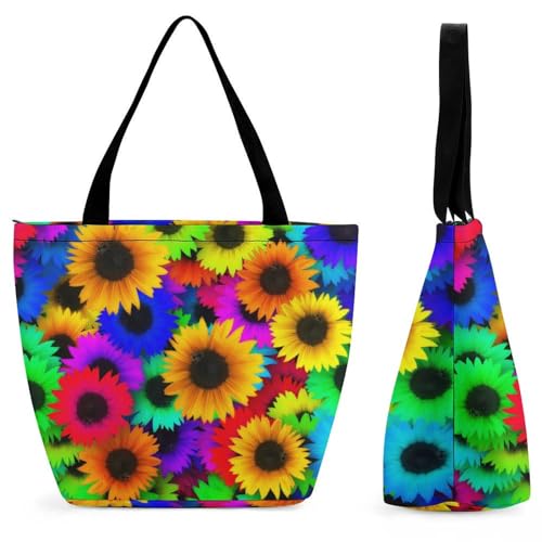 Sac à main pour femme élégant motif floral grand format cabas