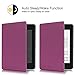 Sevrok Case for Klndle Paperwhlte (10th Generation - 2018 Released) - Thinnest Slimshell Smart with Auto Wake/Sleep Features, Purple
