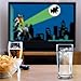 ICUP DC Comicc' Batman Molded Rubber Ice Cube Tray, Grey 8.5 x 4.5 x .9