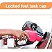 RGOAANC Locking Gas Cap, Fuel Tank Lock With Key, 77300-47020, 10504 Car Accessories Compatible With Toyota 4Runner, Chevy Camaro, Honda CRV, Infiniti