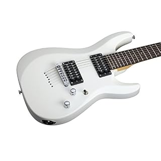 Schecter C-7 Deluxe Guitare électrique 7 cordes Blanc satiné - Les Beatles, Paul McCartney, John Lennon, RIngo Starr, George Harrison Schecter C-7 Deluxe Guitare électrique 7 cordes Blanc satiné – Image 5