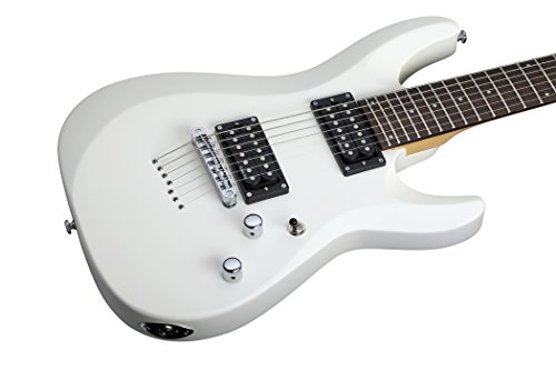 Schecter C-7 Deluxe Guitare électrique 7 cordes Blanc satiné - Les Beatles, Paul McCartney, John Lennon, RIngo Starr, George Harrison Schecter C-7 Deluxe Guitare électrique 7 cordes Blanc satiné – Image 6