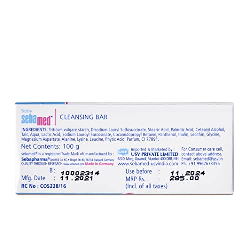 Sebamed 885265420721 Baby Cleansing Bar, 3.5 Oz thumb #4
