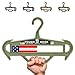 Tough Hook Tough Hanger Ultimate Extra Large X-Large Heavyweight Strong Standard Hanger Holds 150 Pounds, The Only Hangers with a Built in Carry Handle, 100% USA Made, (Foliage)