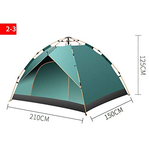Carpa doble automática para camping 3-4 personas miniatura 2