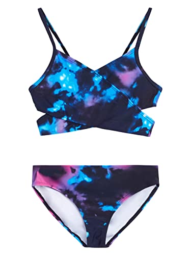Image of Kanu Surf Girls' Coral Reef Beach Sport Wrap Around Bikini 2-piece Swimsuit