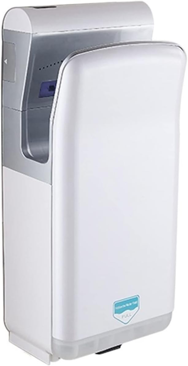 Automatic Hand Dryer High Speed Hand Dryer Fully Automatic Induction Hand Dryer Hotel Hand Blowing Dual Motor Jet Quick Hand Dryer 2000W Low Noise Level,Quick Drying Time, Bianco