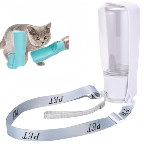 Ziuuihuペット 水飲み器 散歩 歩用 水飲み ペット 水飲み 散歩 ペット 水筒 犬 水筒ペットウォーターボトル ペット 散歩 犬 水飲み携帯用折りたたみペット水飲み器 犬用散歩用給水水槽付き 水漏れ防止 手軽に水分補給が出来外出ペット用品水飲みボト