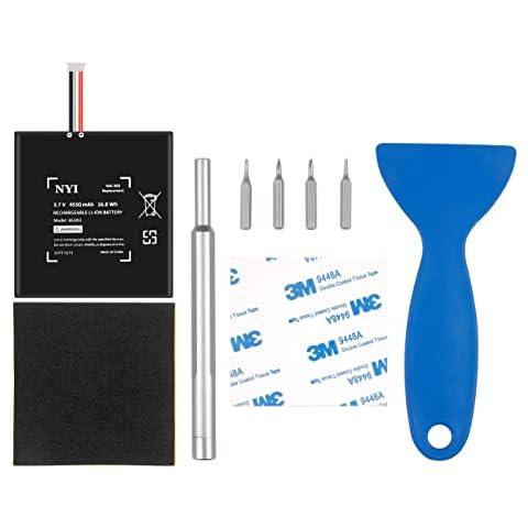NYI Upgraded 4550mAh HAC-003 Battery Replacement Compatible with Nintendo Switch Console Handhold HAC-001,High Capacity Internal Battery with Installation Tools Kit Cover