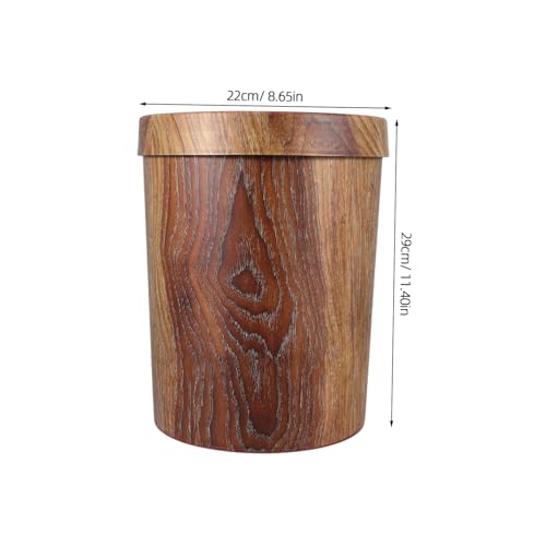 Caneca de basura rectangular de plástico 11.42 in x 8.66 in x 8.66 in miniatura 2
