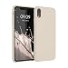 Produktbild kwmobile Hülle kompatibel mit Apple iPhone XR Hülle - dünnes Silikon Handy Case - Handyhülle weiche Oberfläche - kabelloses Laden - Perlmutt