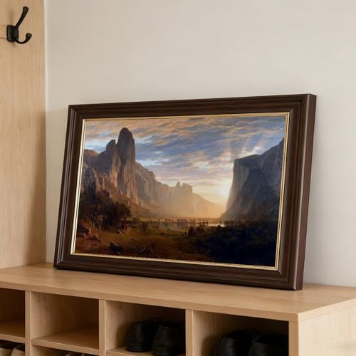 Toile Albert Bierstadt Yosemite Valley cadeau idéal bureau élégant - 3