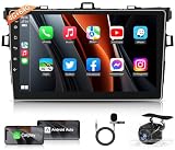 (8 Core 4G+64G) Car Stereo Radio for Toyota Corolla 2009 2010 2011 2012-1280 * 800 HD 9’’ Touchscreen with Wireless Carplay and Android Auto FM/AM/RDS Backup Camera Split Screen -  Fortdows