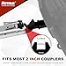 RETRUE Trailer Tongue Coupler Lock, Upgrade Trailer Cyberlock Extra Wide 1.2'' Span, Dia 1/4'', Heavy Duty Trailer Latch Lock for Wide Trailer Coupler, Tow Boat Accessories, RV Truck Car's, Black