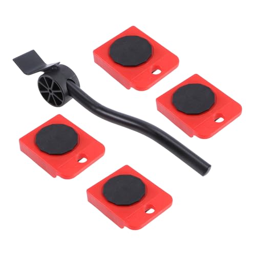 HOMSFOU 5pezzi Dispositivo Di Sollevamento Portatile Per Mobili Strumento Di Trasporto Per Oggetti Pesanti Lifter Ergonomico Per Casa e Ufficio Facile Da Usare e Montare Senza Attrezzi