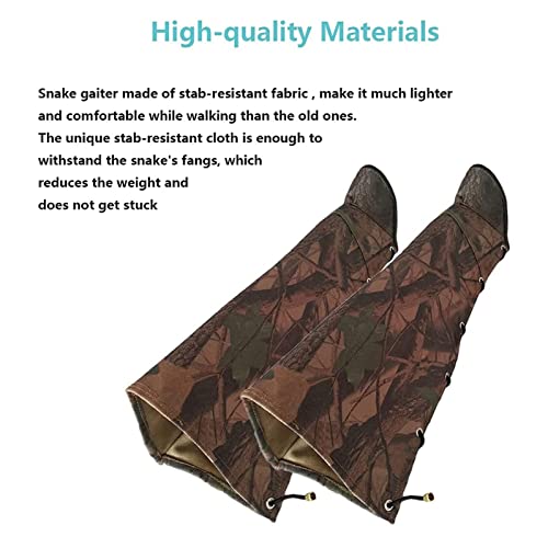 Uziah Anti-Bite Snake Leggings,Snake Gaiters, Protects Against Snake Bite Of All Types Of Rattlesnakes, Adjustable Size Fits For Men And Women #TOP4
