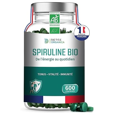 Spiruline BIO Detox Organica 3000mg Cover