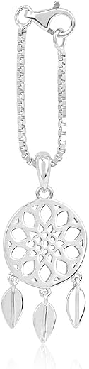 TOUCH925 Pure Silver Dream Catcher Charm Accessory| Cute Aesthetic Bag Charm For Phone Bag Keychain Airpods Camera Pendant...