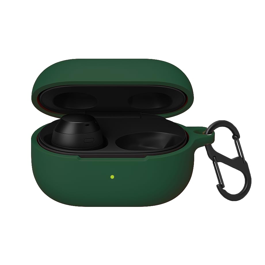 Image of Silicone Case Cover Compatible with Samsung Galaxy Buds Core (2025) (Dark Green)