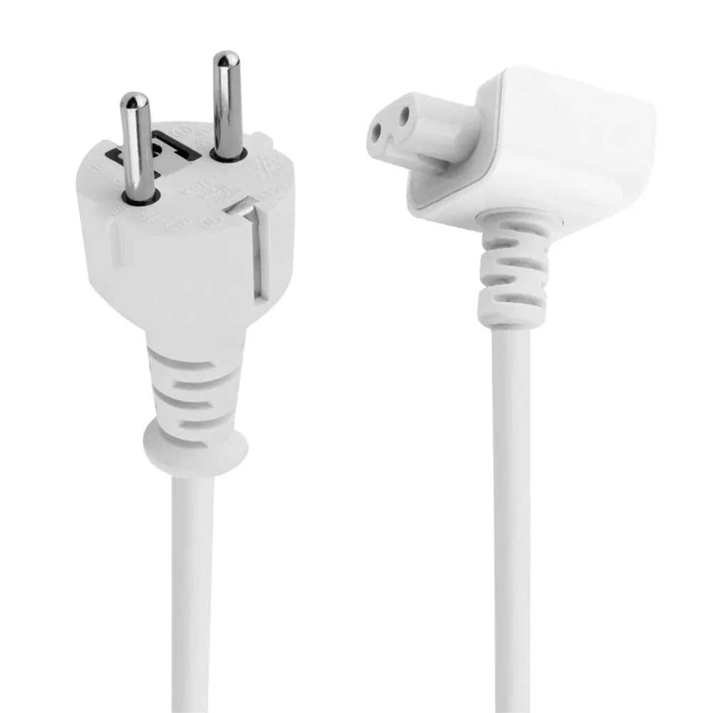 Coverzone MacBook Pro Şarj Kablosu Güç Kablosu Adaptörü 1 Metre Beyaz Renk