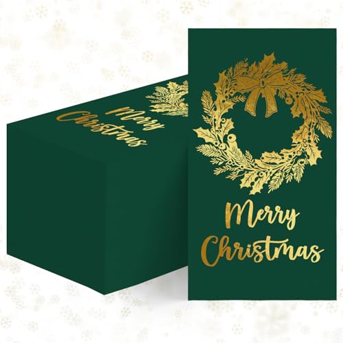 Servilletas de papel de Navidad de alta calidad Horaldaily con detalles decorativos de lámina dorada