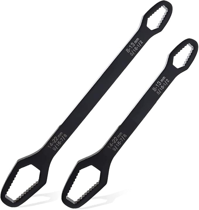 ILAVILA (2pcs Universal Wrench Set, Adjustable Double-Ended Tool 3-17mm & 8-22mm, Black (B0DHS3QJ6R) Amazon Price History, Amazon Price Tracker