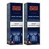 2 x NO HAIR CREW Enthaarungscreme für den Körper – gründliche und sanfte Haarentfernung für Männer, 200 ml (Set 2 x 200 ml)