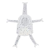  Filet de Soutien de Siège de Bain à Cinq Coins, Antidérapant Universel Réglable en Maille Respirante pour Appuie-tête Souple pour bébé pour équipement de Bain pour bébé (Étoile