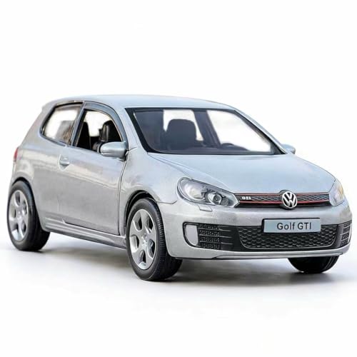 Volkswagen Golf GTI modelo 1:36 plata miniatura 1