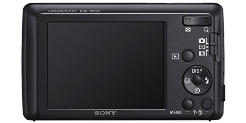 Image of Sony Cyber-Shot DSC-W620 14.1MP Point-and-Shoot Digital Camera (Black) with Camera Case