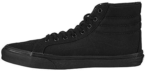 Vans SK8-HI SLIM Unisex Adult High Trainers, black 34.5 EU Schwarz Black Black Bka